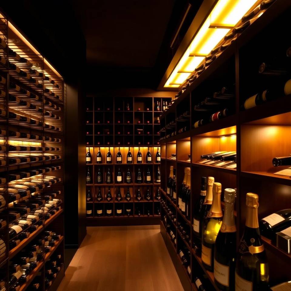 The wine cellar